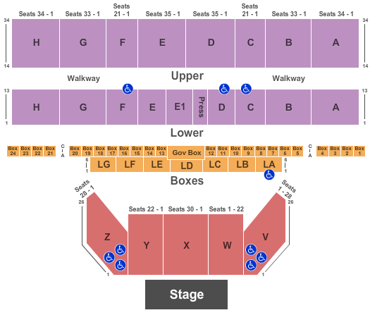 Missouri State Fairground End Stage Seating Chart