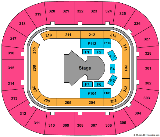 Mitchell Center Cirque - Dralion Seating Chart