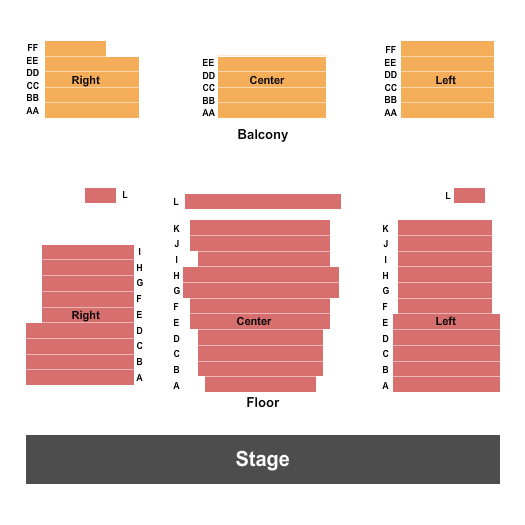 Mitchell Opera House End Stage Seating Chart