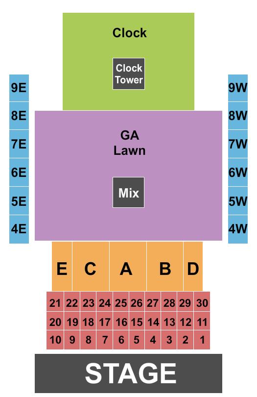 Mizner Park Amphitheater Endstage 3 Seating Chart