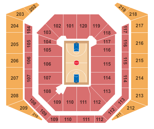 Mu Arena Seating Chart