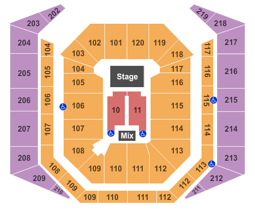 Mizzou Arena End Stage Seating Chart