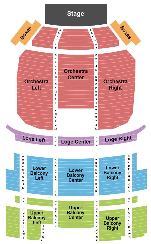 Mobile Civic Center Theater Endstage 2 Seating Chart