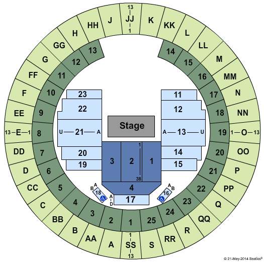 Mobile Civic Center Arena Maze Seating Chart