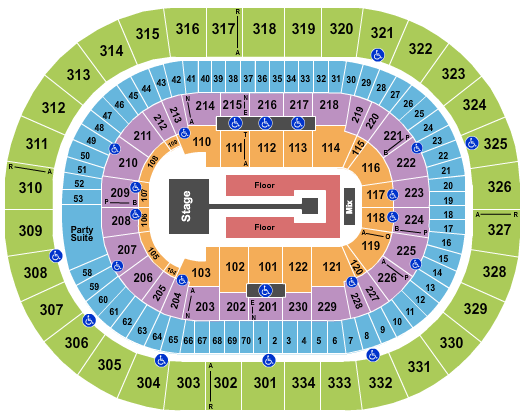 Moda Center at the Rose Quarter Anuel AA Seating Chart