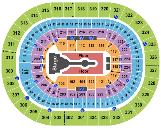 Moda Center at the Rose Quarter Cardi B Seating Chart