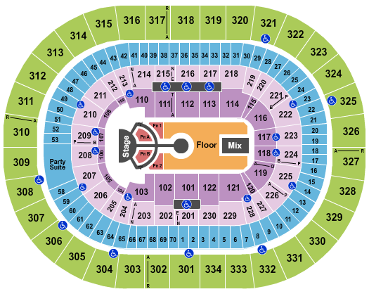 Moda Center at the Rose Quarter seating chart event tickets center