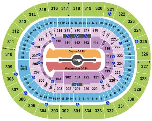 Moda Center at the Rose Quarter Harry Styles Seating Chart
