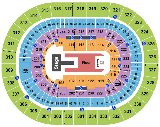 Moda Center at the Rose Quarter J Balvin 1 Seating Chart