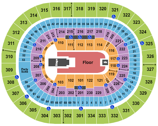 Moda Center at the Rose Quarter Playboi Carti Seating Chart