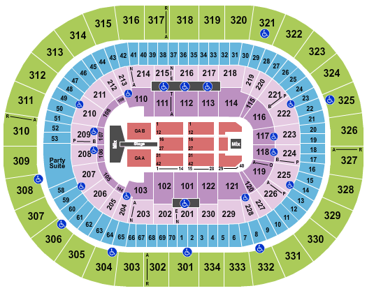 Moda Center at the Rose Quarter Post Malone Seating Chart