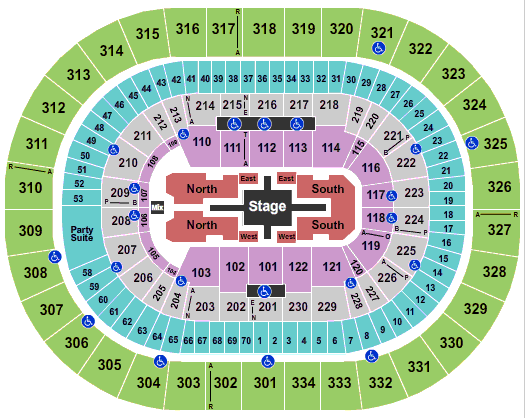 seating chart for Moda Center at the Rose Quarter Roger Waters - eventticketscenter.com