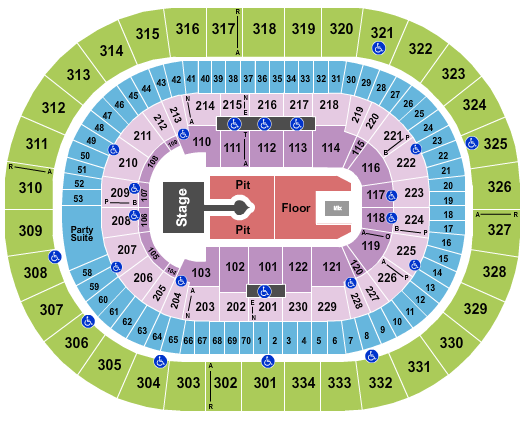 Moda Center at the Rose Quarter Sabrina Carpenter Seating Chart