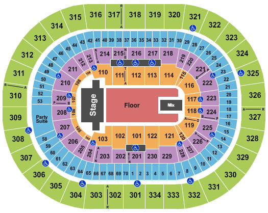 Trans-Siberian Orchestra Moda Center at the Rose Quarter Seating Chart