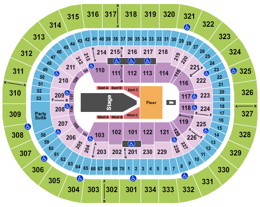 Moda Center at the Rose Quarter The Weeknd Seating Chart