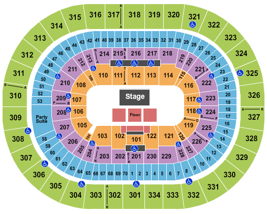 Moda Center at the Rose Quarter Amy Grant Seating Chart
