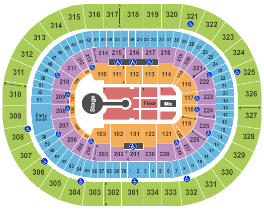 Moda Center Theater Of The Clouds Seating Chart