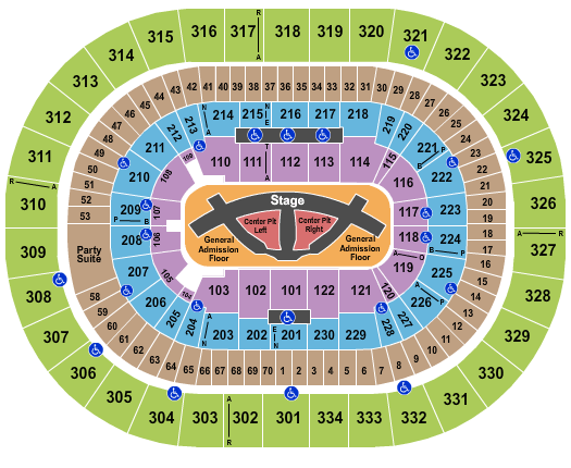 Moda Center at the Rose Quarter Carrie Underwood Seating Chart