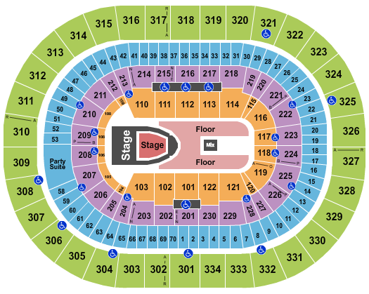 Moda Center at the Rose Quarter For King and Country Seating Chart