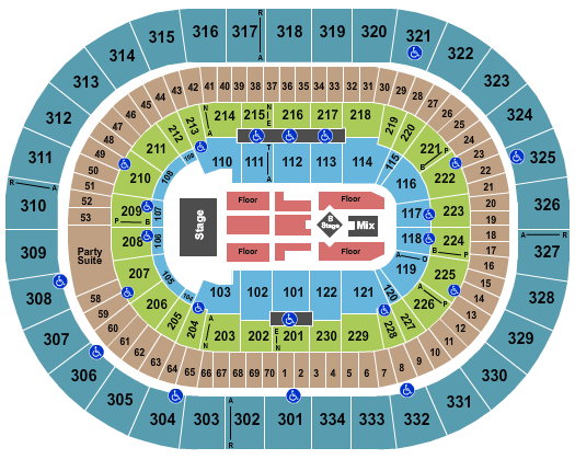 Moda Center at the Rose Quarter Lorde Seating Chart