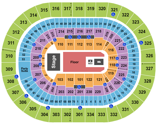 Moda Center at the Rose Quarter Marc Anthony Seating Chart