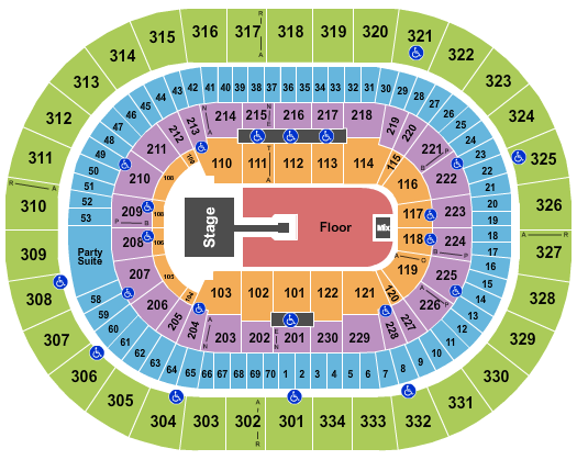 Moda Center at the Rose Quarter Muse 2 Seating Chart