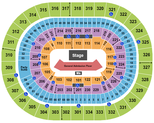 Moda Center at the Rose Quarter Nate Feuerstein Seating Chart
