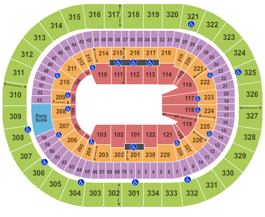 Moda Center at the Rose Quarter Rodeo Seating Chart