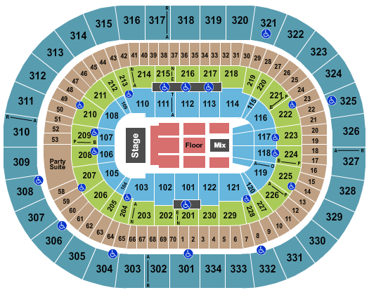 Moda Center at the Rose Quarter seating chart event tickets center