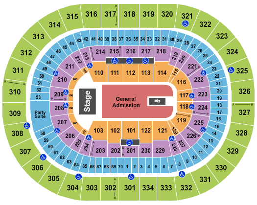 Moda Center at the Rose Quarter Sexyy Red Seating Chart