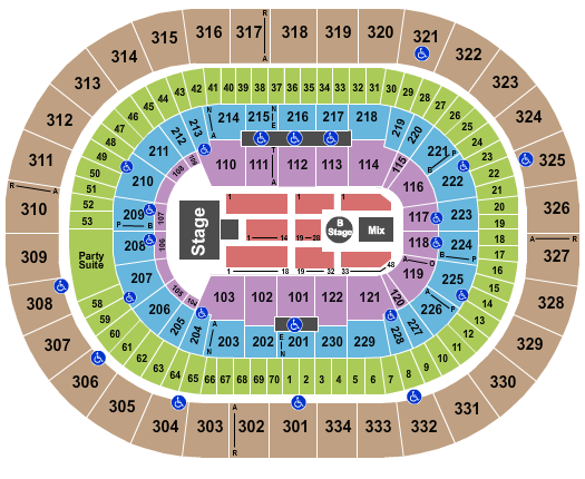 Moda Center at the Rose Quarter Shawn Mendes Seating Chart