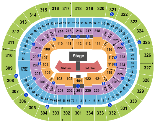Moda Center at the Rose Quarter The Killers Seating Chart