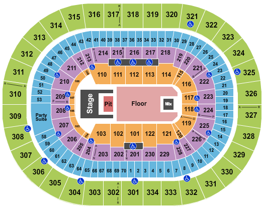 Moda Center at the Rose Quarter Doja Cat Seating Chart