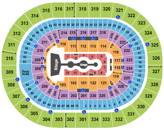 Gracie Abrams Moda Center at the Rose Quarter Seating Chart