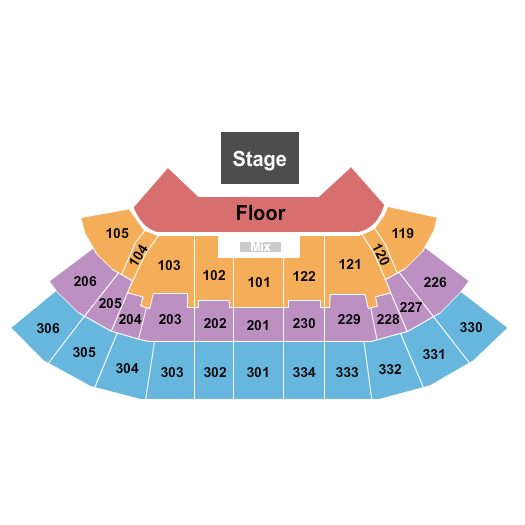 Moda Center at the Rose Quarter Theater of the Clouds 3 Seating Chart