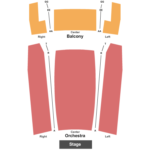 Modlin Arts Center End Stage Seating Chart