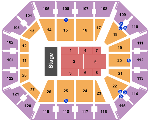 Mohegan Sun Arena Seating Chart - Uncasville