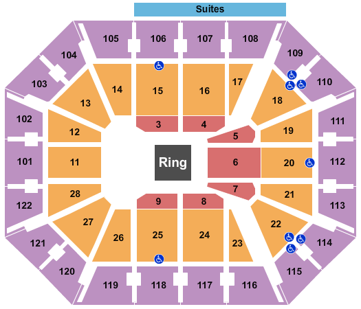 Mohegan Sun Arena Uncasville Ct Concert Seating Chart
