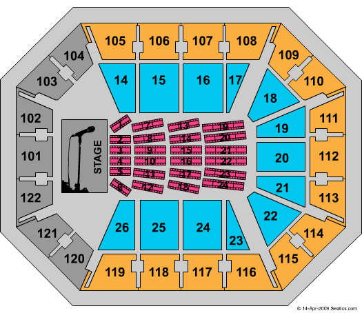 Mohegan Sun Arena - CT Despina Vandi Seating Chart