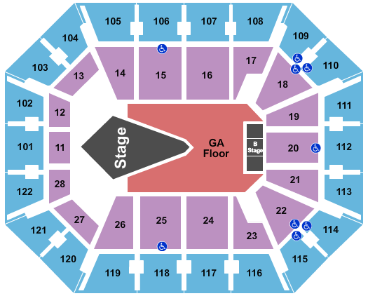 Mohegan Sun Arena Wilkes Barre Pa Seating Chart