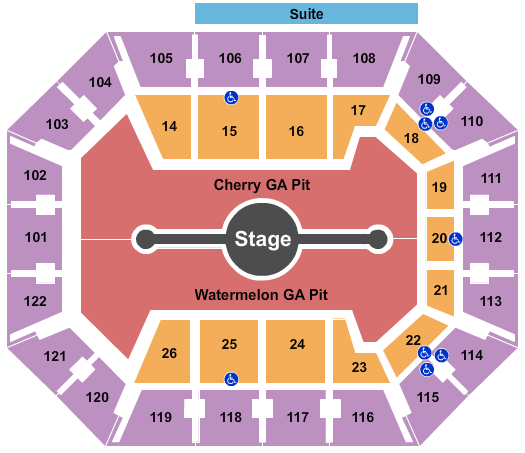 Mohegan Sun Arena - CT Harry Styles Seating Chart