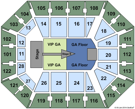 Mohegan Sun Arena - CT Kanye West Seating Chart