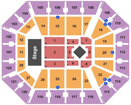 Mohegan Sun Arena - CT Lorde Seating Chart