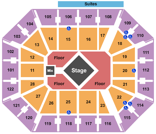 Mohegan Sun Arena - CT Luke Combs 2 Seating Chart