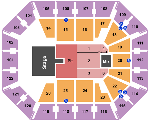 Mohegan Sun Arena Seating Chart - Uncasville