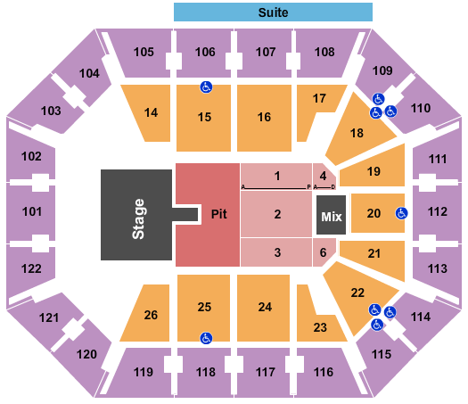 Mohegan Sun Arena - CT Luke Combs Seating Chart