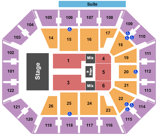 Mohegan Sun Arena - CT Niall Horan Seating Chart