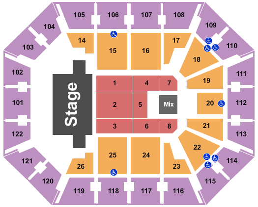 Trans-Siberian Orchestra Mohegan Sun Arena - CT Seating Chart