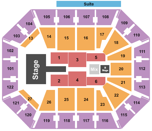 Mohegan Sun Arena - CT Thomas Rhett 2 Seating Chart