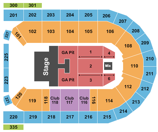 Mohegan Sun Arena at Casey Plaza Jake Owen 2018 Seating Chart